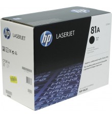 Оригинальный картридж HP 81A CF281A для HP LJ ENTERPRISE M604, M605, M606 MFP, M630DN, черный, 10500 стр.