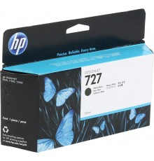 Оригинальный картридж B3P22A №727 для принтеров HP Designjet T1500/T2500/T920, чёрный матовый, струйный, 130 мл