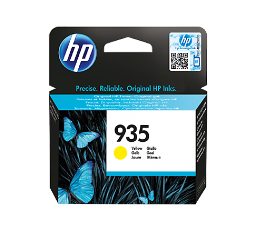 Оригинальный картридж C2P22AE №935 для принтеров HP Officejet Pro 6230/6830 (жёлтый, струйный, 400 стр.)