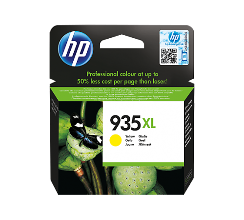 Оригинальный картридж C2P26AE 935XL для принтеров HP Officejet Pro 6230/6830 (жёлтый, струйный, 1000 стр.)