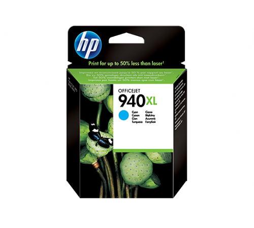 Оригинальный картридж C4907AE 940XL для принтеров HP Officejet Pro 8000/8500 (голубой, струйный, 1400 стр.)