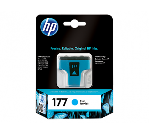 Оригинальный картридж C8771HE для принтеров HP Photosmart 3213, 3313, 8253 (голубой, струйный, 4 мл)