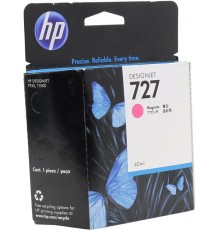 Оригинальный картридж B3P14A №727 для принтеров HP Designjet T1500/T2500/T920, пурпурный, струйный, 40 мл