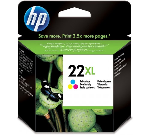 Оригинальный картридж C9352CE №22XL для принтеров HP DeskJet 3910, 3918, 3920, 3930, 3938 (цветной, струйный, 415 стр.)