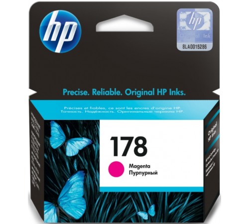 Оригинальный картридж CB319HE №178 для принтеров HP Photosmart 5510/5515/D5463, пурпурный, струйный, 300 стр