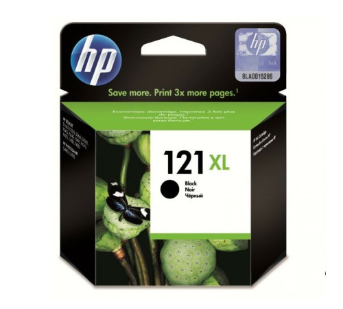 Оригинальный картридж CC641HE №121XL для принтеров HP Deskjet F2483/F4283/D2563, чёрный, струйный, 600 стр