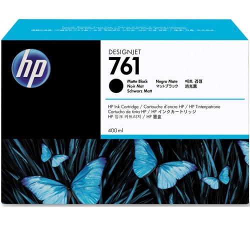 Оригинальный картридж CM991A №761 для принтеров HP Designjet T7100/T7200, черный матовый, струйный, 400 мл