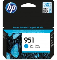 Оригинальный картридж CN050AE №951 для принтеров HP Officejet Pro 8100/276dw/251dw, голубой, струйный, 700 стр
