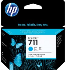 Оригинальный картридж CZ134A №711 для принтеров HP Designjet T120/520, голубой, струйный, 29 мл