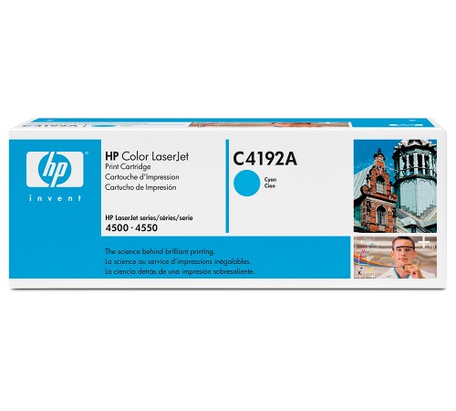 Картридж HP C4192A для HP Color LaserJet 4500, оригинальный (голубой, 6000 стр.)