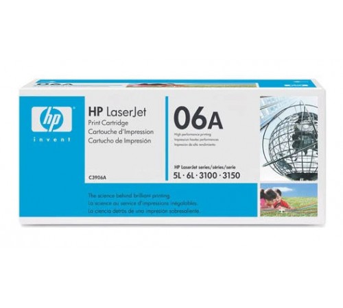 Заправка картриджа HP C3906A для HP LJ 5L, 6L, 3100, 3150