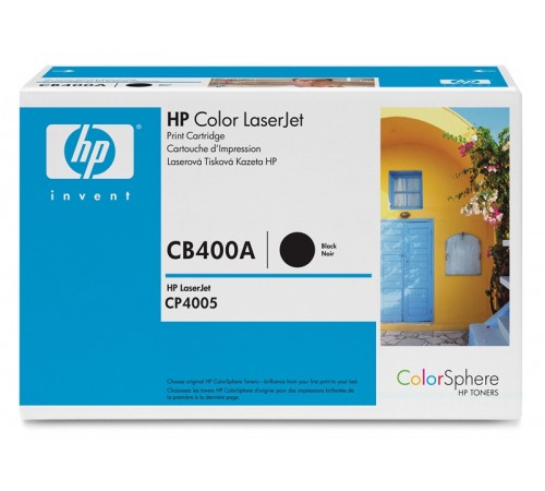 Оригинальный картридж HP CB400A для HP Сolor LJ CP4005 (чёрный, 7500 стр.)