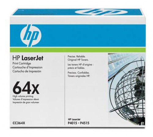 Картридж CC364X №64X для HP LJ P4014, 4015, 4516 (черный, 24000 стр.)