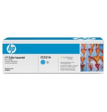Заправка картриджа CC531A (Голубой) для HP Color LaserJet 2320, 2025 series, 2800 стр.