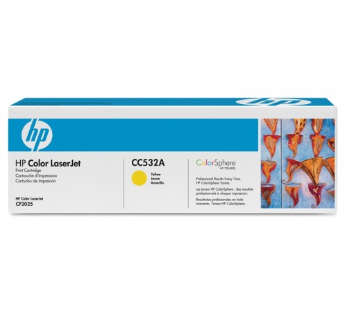 Оригинальный картридж HP CC532A для HP Сolor LJ CP2025 (желтый, 2800 стр.)