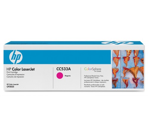 Оригинальный картридж HP CC533A для HP Сolor LJ CP2025 (пурпурный, 2800 стр.)