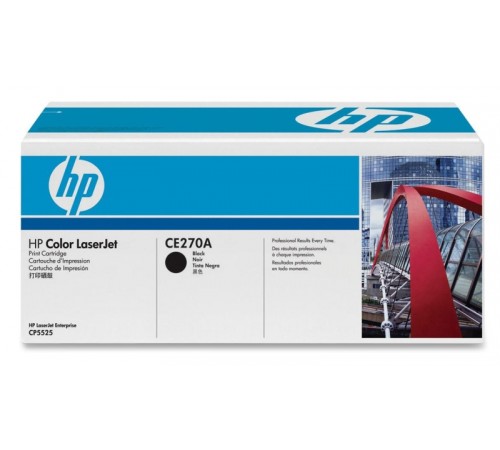 Оригинальный картридж HP CE270A для HP Сolor LJ СP5525, черный, 13500 стр.