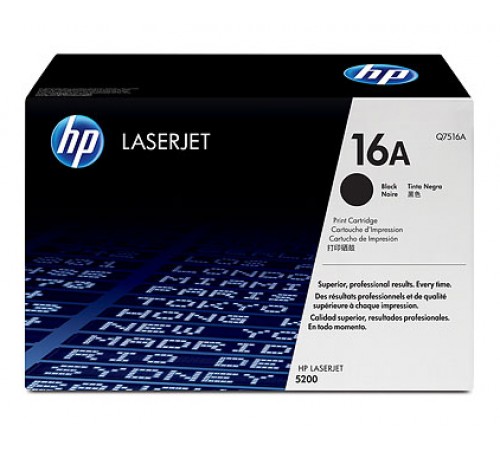 Картридж Q7516A №16A для HP LJ 5200 series (черный, 12000 стр.)