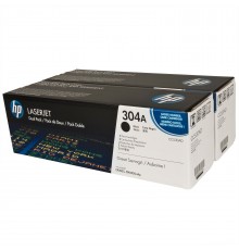 Двойная упаковка оригинальных картриджей HP CC530AD для HP Color LaserJet 2320,2025 series (чёрный, 2 шт. х 3500 стр.)