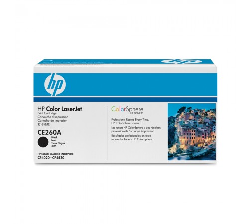 Заправка картриджа CE260А для HP LaserJet CP4025, CP4525, черный (на 8500 стр.)