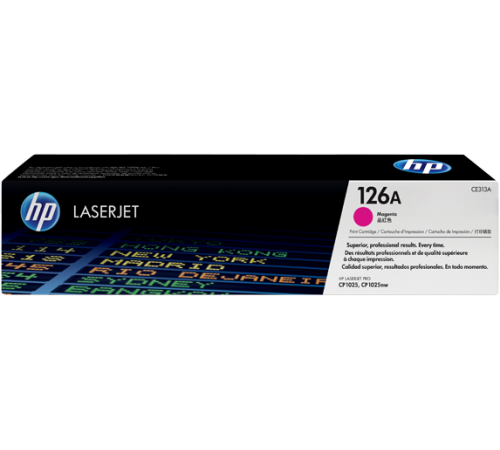 Оригинальный картридж HP CE313A для HP LJ CP1025, пурпурный, 1000 стр.