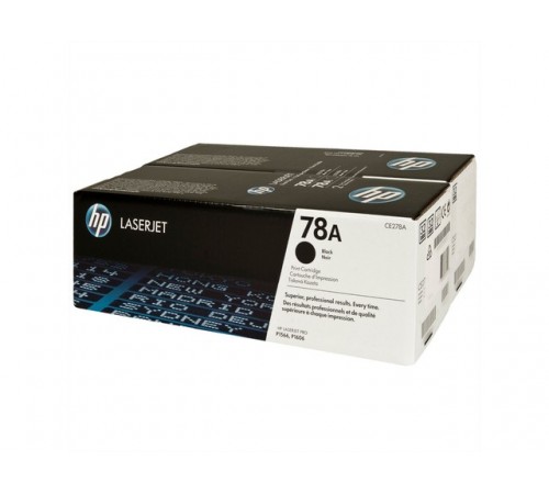 Двойная упаковка оригинальных картриджей HP CE278AF для HP LaserJet P1560, P1566, P1606, M1530, M1536 (чёрный, 2 шт. х 2100 стр.)