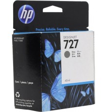 Оригинальный картридж B3P18A №727 для принтеров HP Designjet T1500/T2500/T920, серый, струйный, 40 мл