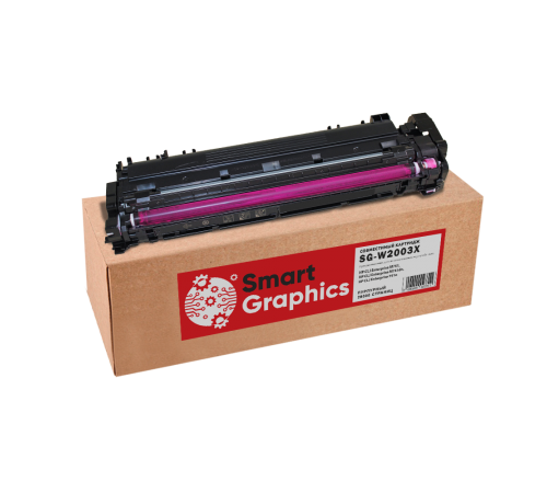 Совместимый картридж W2003x для принтеров HP Color LaserJet Enterprise M751, M751dn, M751n Пурпурный на 28000 копий (С ЧИПОМ ОЕМ Б/У)