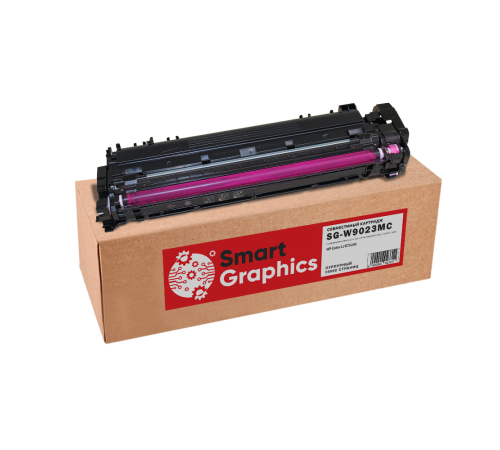 Совместимый картридж W9023MC для принтеров HP Color LJ E75245 Пурпурный на 35000 копий (С ЧИПОМ ОЕМ Б/У)