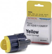 Заправка картриджа 106R01204 для Xerox Phaser 6110 c заменой чипа (1000 стр., жёлтый)