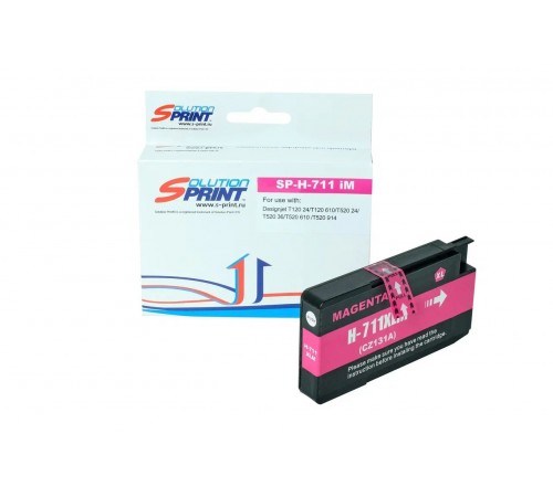 Картридж Sprint SP-H-711 iM CZ131A для HP (совместимый, пурпурный, 26ml)