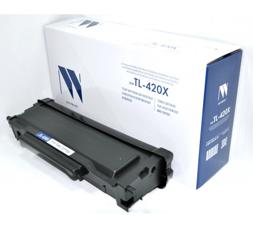 Лазерный картридж NV Print NV-TL-420X для для Pantum P3010, Pantum M6700, Pantum M6800, Pantum P3300, Pantum M7100, Pantum M7200, Pantum M7300, TL-420X (совместимый, чёрный, 6000 стр.)