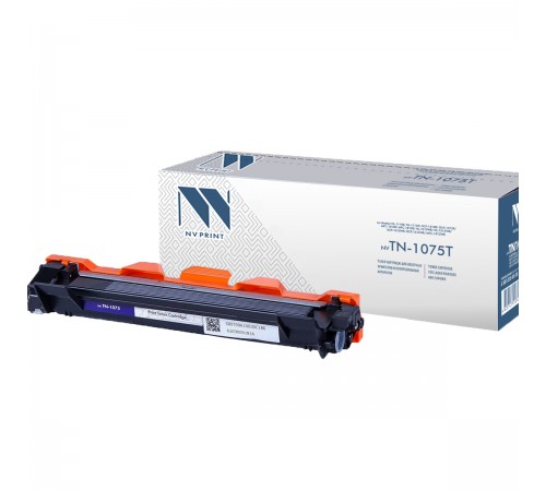 Лазерный картридж NV Print NV-TN1075T для Brother HL-1110R, 1112, 1210WR, 212, DCP-1510R, 1512, 1610WR, 1612, MFC-1 (совместимый, чёрный, 1000 стр.)