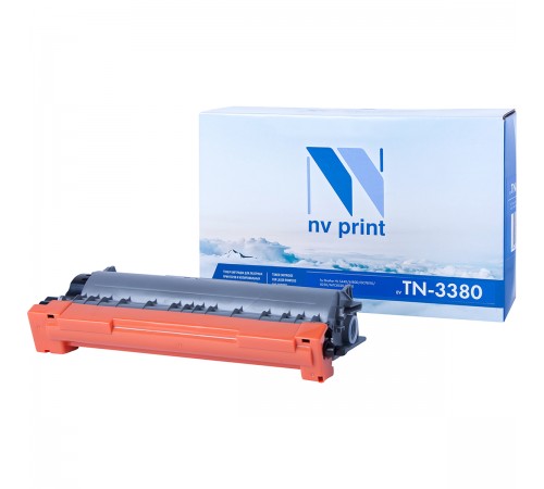 Лазерный картридж NV Print NV-TN3380T для Brother HL-5440D, 5450DN, 5470DW, 6180DW, 8250, 8950, DCP-8110, MFC-8520 (совместимый, чёрный, 8000 стр.)