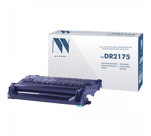 Драм-картридж NV Print NV-DR2175 для Brother HL-2140R, 2142, 2150NR, 2170WR, DCP-7030R, 7032, 7040, 7045NR (совместимый, чёрный, 12000 стр.)