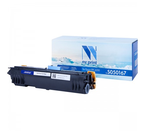 Лазерный картридж NV Print NV-S050187Y для Epson AcuLaser C1100, 1100N, CX11, 11N, 11NF, 11NFC (совместимый, жёлтый, 4000 стр.)