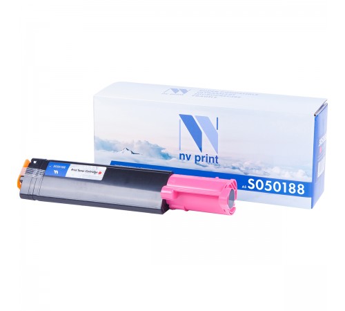 Лазерный картридж NV Print NV-S050188M для Epson AcuLaser C1100, 1100N, CX11, 11N, 11NF, 11NFC (совместимый, пурпурный, 4000 стр.)