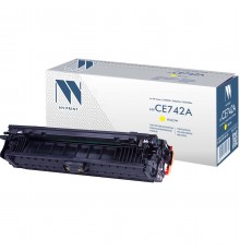 Лазерный картридж NV Print NV-CE742AY для HP LaserJet Color CP5220, CP5225, CP5225dn, CP5225n (совместимый, жёлтый, 7300 стр.)