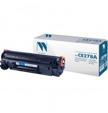 Лазерный картридж NV Print NV-CE278A для HP LaserJet Pro P1566, M1536dnf, P1606dn (совместимый, чёрный, 2100 стр.)
