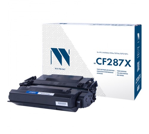 Лазерный картридж NV Print NV-CF287X для HP LaserJet Pro M501n, Enterprise-M506dn, M506x, M527dn, M527f, M527c (совместимый, чёрный, 18000 стр.)