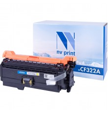 Лазерный картридж NV Print NV-CF322AY для HP LaserJet Color M680dn, M680f, M680z (совместимый, жёлтый, 16500 стр.)