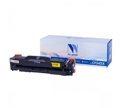 Лазерный картридж NV Print NV-CF542XY для для HP Color LaserJet Pro M254dw, M254nw, MFP M280nw, M281fdn, M281fdw (совместимый, жёлтый, 2500 стр.)