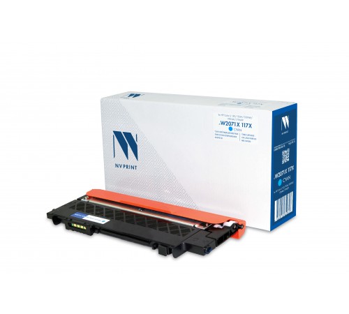 Лазерный картридж NV Print NV-W2071X-117X-C для для HP Color LJ 150, 150A, 150NW, 178NW, 179MFP (совместимый, голубой, 1300 стр.)
