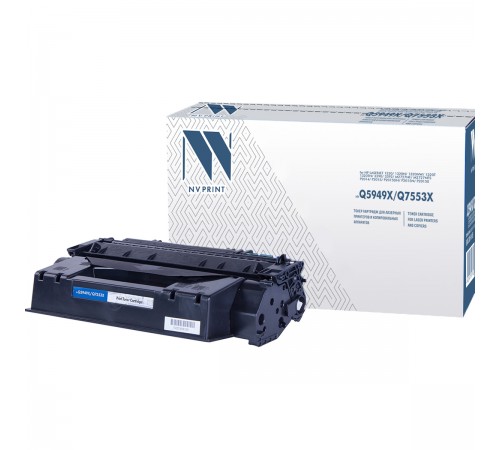 Лазерный картридж NV Print NV-Q5949X, Q7553X для HP LaserJet 1320tn, 3390, 3392, P2014, P2015, P2015dn, P2015n (совместимый, чёрный, 7000 стр.)