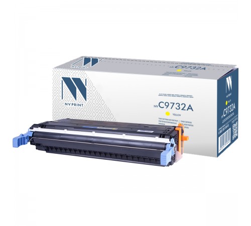 Лазерный картридж NV Print NV-C9732AY для HP LaserJet Color 5500, 5500dn, 5500dtn, 5500hdn, 5500n, 5550, 5550d (совместимый, жёлтый, 12000 стр.)
