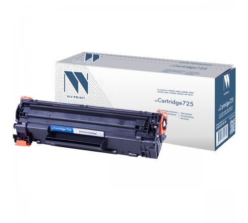 Лазерный картридж NV Print NV-725 для Canon i-SENSYS LBP6000, LBP6000B, LBP6020, LBP6020B, LBP6030, LBP6030B, LBP6030W (совместимый, чёрный, 1600 стр.)