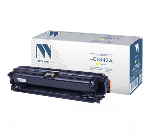 Лазерный картридж NV Print NV-CE342AY для HP LaserJet Color Enterprise 700 M775dn, M775f, M775z, M775z+ (совместимый, жёлтый, 16000 стр.)