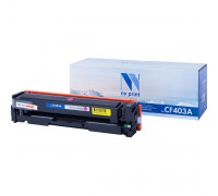 Лазерный картридж NV Print NV-CF403AM для HP Laser Jet Color Pro M252dw, M252n, M274n, M277dw, M277n7 (совместимый, пурпурный, 1400 стр.)