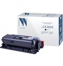 Лазерный картридж NV Print NV-CE260XBk для HP LaserJet Color CP4025n, CP4025dn, CP4525n, CP4525dn, CP4525xn (совместимый, чёрный, 17000 стр.)