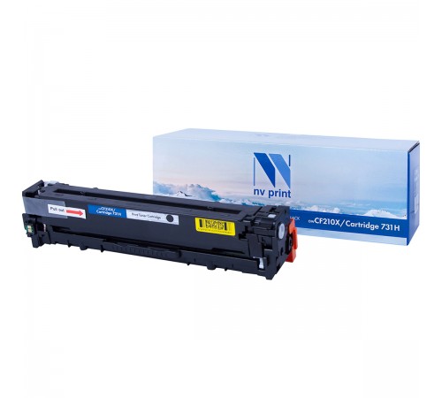 Лазерный картридж NV Print NV-CF210A, 731Bk для HP LaserJet Color Pro M251n, M251nw, M276n, M276nw (совместимый, чёрный, 1600 стр.)